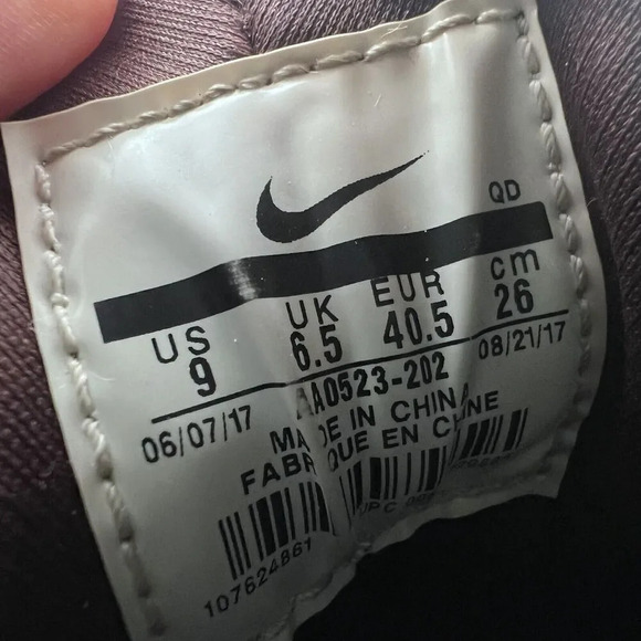 Nike Air Huarache Metallic Mahogany Athletic Shoes Sneakers Women's Size 9 - Picture 8 of 8